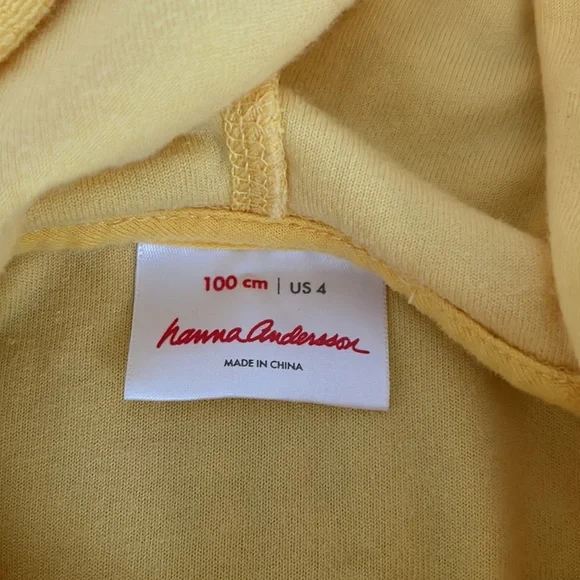 Hanna Andersson Terry Hoodie Cover-Up - Picture 3 of 6